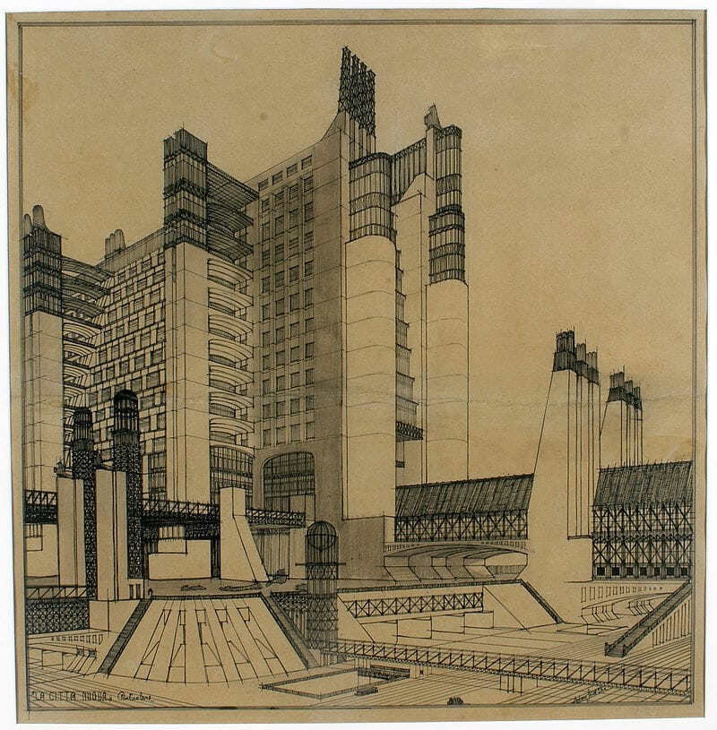 The New City, Antonio Sant'Elia, 1914.