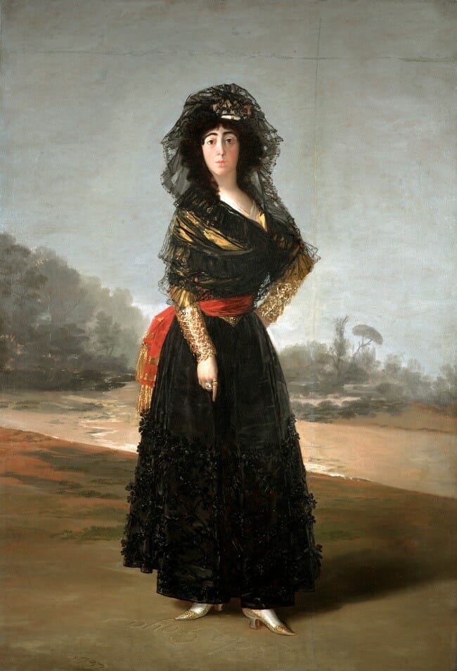 Goya Duchess fashion naïve magic realism