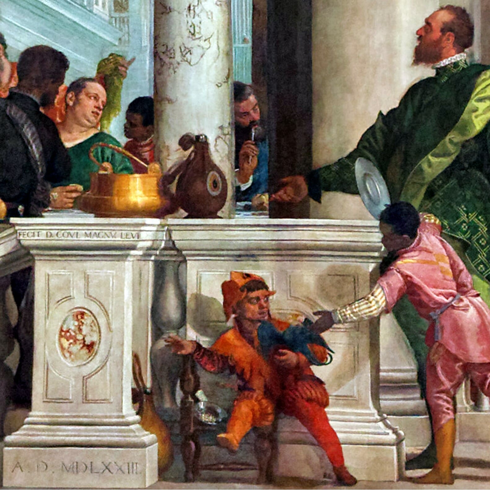 The Feast in the House of Levi - A detail