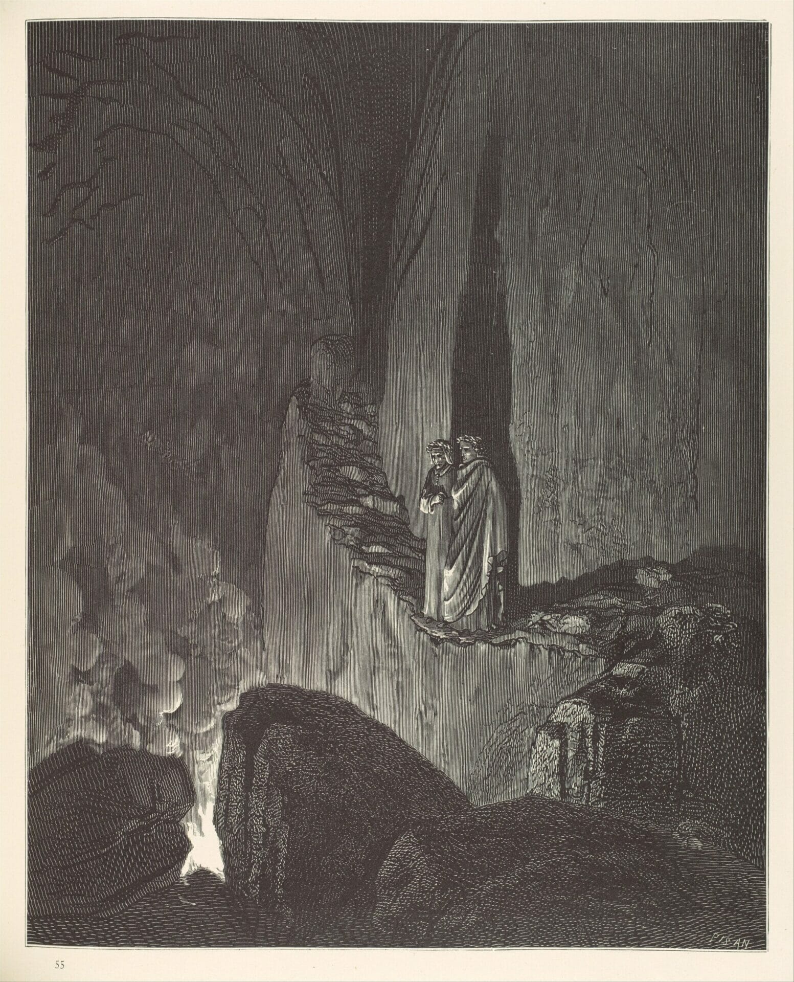 Doré and the horror vacui in Dante's Divine Comedy - An illustration