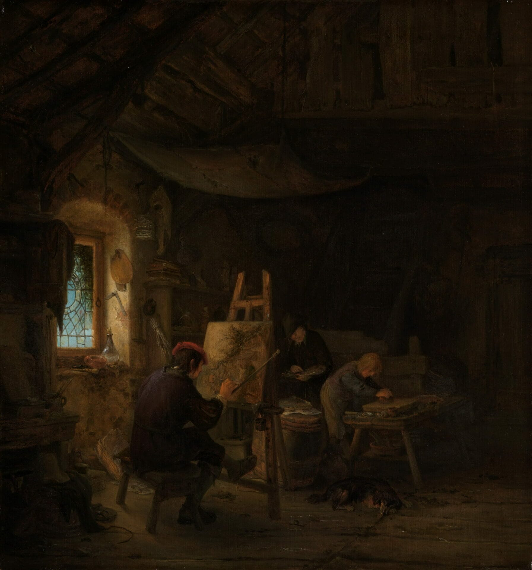 The painter's studio