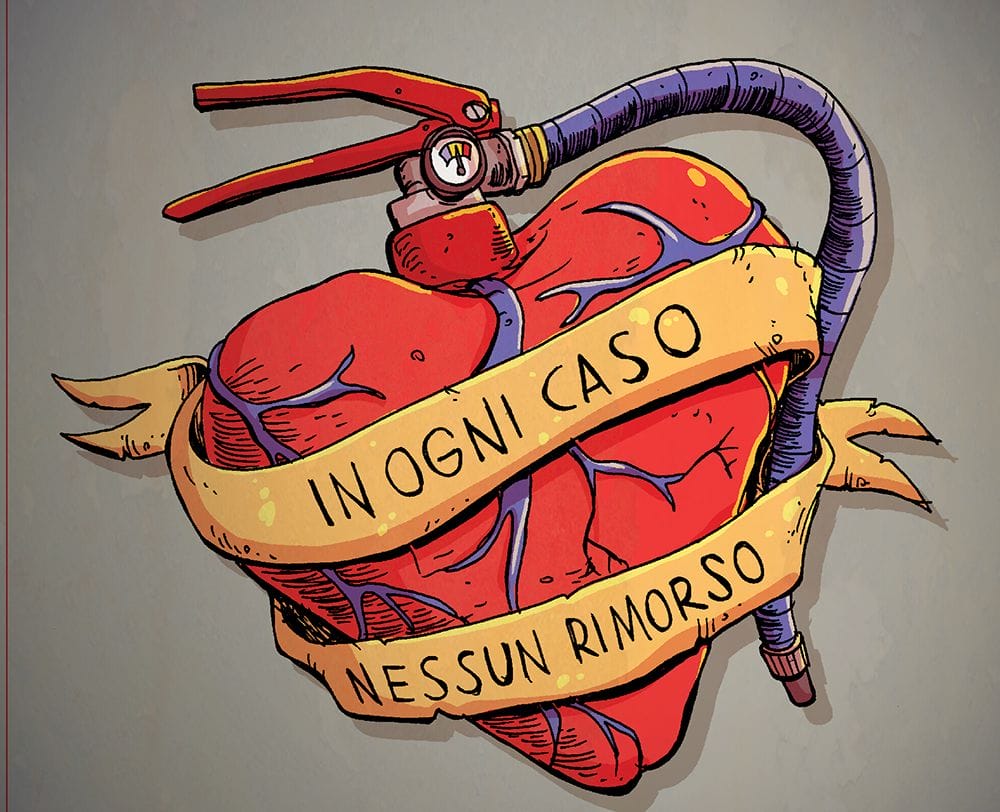 Nessun rimorso (No regrets) about Genoa G8, by Zerocalcare.