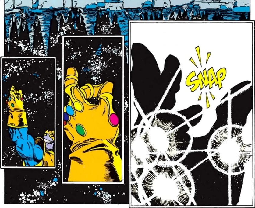 Infinity Gauntlet Thanos - The Snap
Marvel © 1991