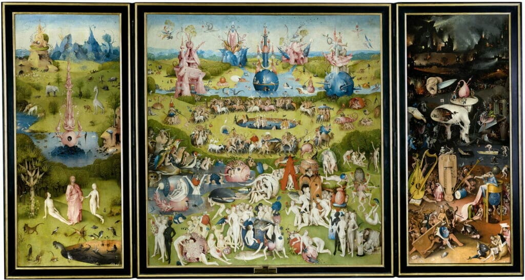 The Garden of Earthly Delights, Hieronymus Bosch, Image courtesy of Wikimedia Commons