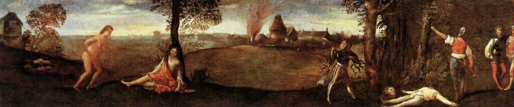 The forest of Polydorus, Titian Vecellio, Image courtesy of Wikimedia Commons